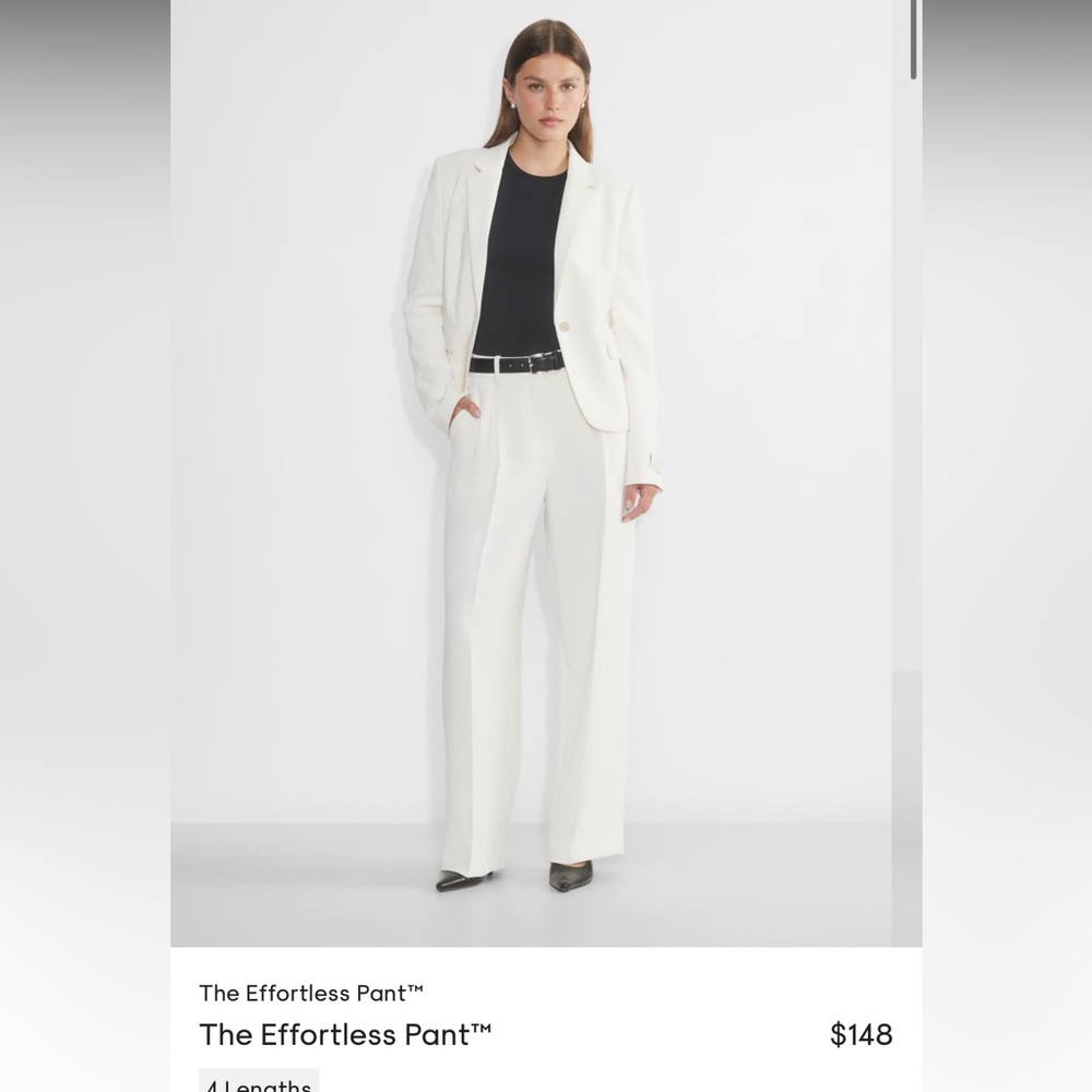 Aritzia Effortless Pant- Light Birch - Picture 2 of 4